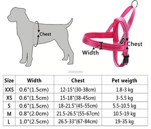 Reflective Dog Harness & Leash Sets!