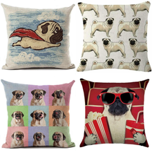 Awesome Pug Cushion Covers!  -->>15 Designs! NOW-->>20% OFF!