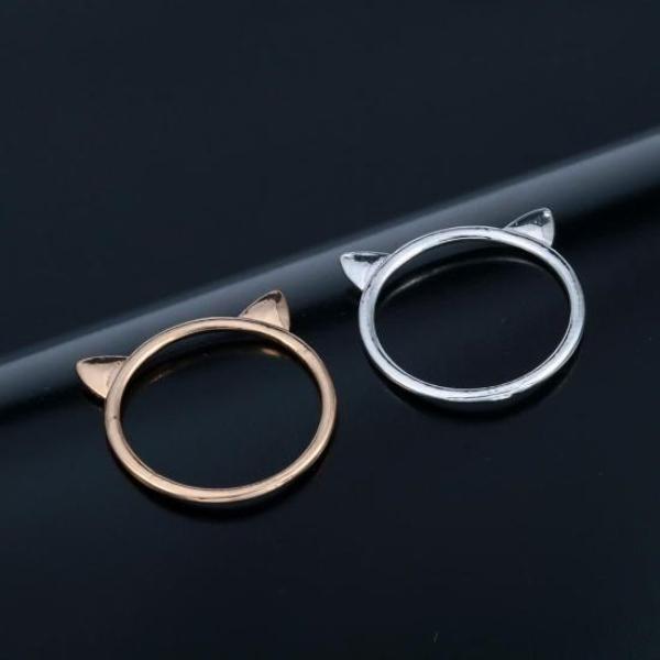 Cute Gold / Silver Cat Ring! NOW -->> 70% OFF!