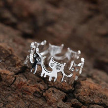 Gold and Silver Dancing Cat Rings! -->>NOW 70% OFF!