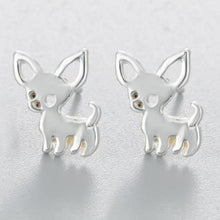 Adorable Chihuahua Stud Earrings!  Available in Gold & Silver! NOW -->> 70% OFF!