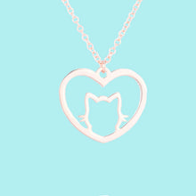 Beautiful Cat Heart Necklaces! (Gold, Silver & Rose Gold!) NOW -->> 70% OFF!