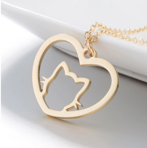 Beautiful Cat Heart Necklaces! (Gold, Silver & Rose Gold!) NOW -->> 70% OFF!
