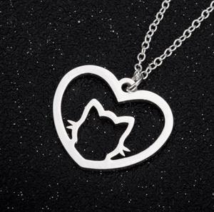 Beautiful Cat Heart Necklaces! (Gold, Silver & Rose Gold!) NOW -->> 70% OFF!