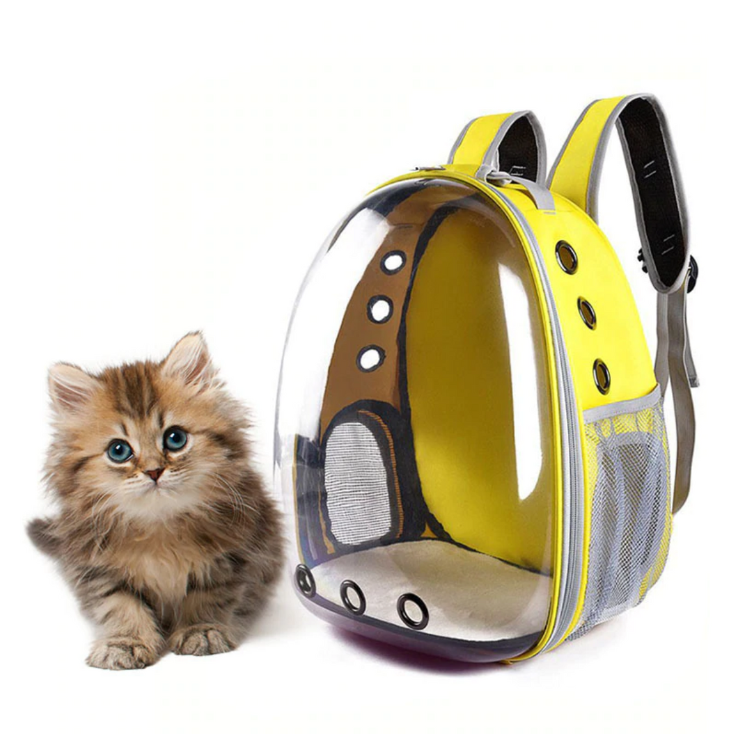 Cat's Transparent Space Capsule Carrier Backpack!  NOW 30% OFF!!