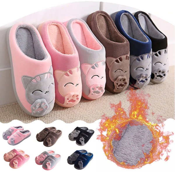 Adorable Cozy Cat Slippers!