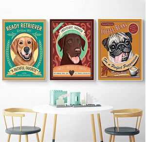 Beautiful Dog & Pug Wall Prints!  -->> 12 Styles!