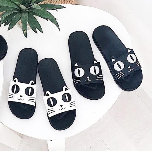 Adorable Cat Print Sandals for Woman! NOW 20% OFF!