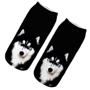 Hypnotic Husky Portrait Socks!