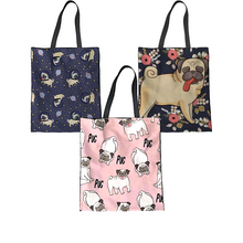 Fabulous Pug Designed Tote Shopping Bags!  NOW -->> 15% OFF!!