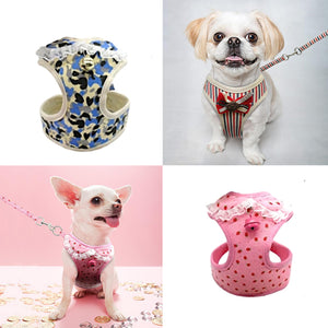 Adorable Soft & Breathable Pet Harnesses! S M L XL  5 Designs!