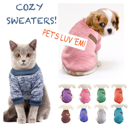 Warm Snuggly Cat/Dog Sweatshirts!