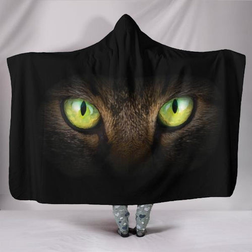 Awesome Cat Eyes Hooded Blanket!