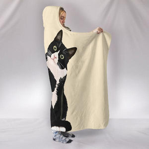 I Love Cats Hooded Blanket!