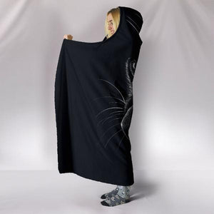 Black Cat Hooded Blanket!