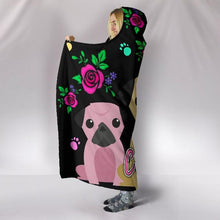 Charming Pugs Hooded Blanket!