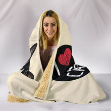 I Love Cats Hooded Blanket!