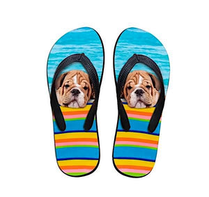 Awesome Dog Print Flip Flops!   6 Breeds! -->> 20% OFF!