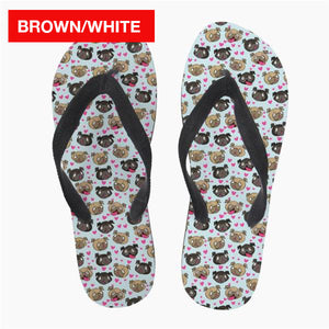 Lovely Pug Flip Flops! (19 Awesome Designs Available) -->>20% OFF!