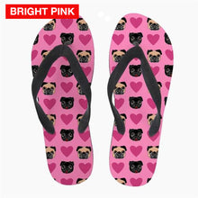 Lovely Pug Flip Flops! (19 Awesome Designs Available) -->>20% OFF!