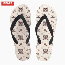 Lovely Pug Flip Flops! (19 Awesome Designs Available) -->>20% OFF!