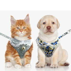 Adorable Soft & Breathable Pet Harnesses! S M L XL  5 Designs!