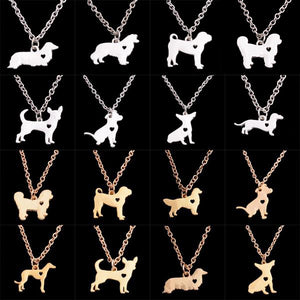 LOVE These Cute Silhouette Dog Necklaces!  NOW -->> 70% OFF!