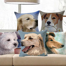 Cute Dog Printed Pillow Cushion Covers! -->> 25% OFF!