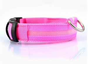 Safe Luminous Fluorescent Collars!  7 Bright Colors!