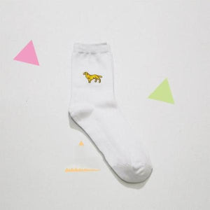 Embroidered Dog Breeds Socks!