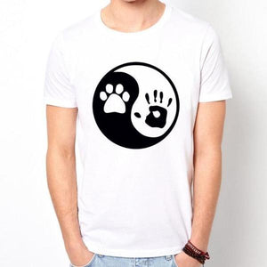 Yin Yang Hand & Paw Print T-Shirt! -->> 20% OFF!