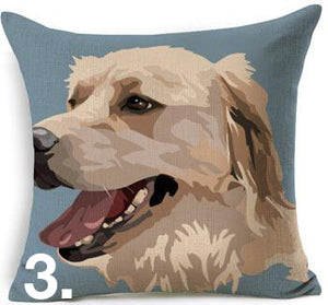 Cute Dog Printed Pillow Cushion Covers! -->> 25% OFF!