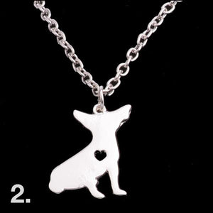 LOVE These Cute Silhouette Dog Necklaces!  NOW -->> 70% OFF!