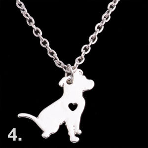 LOVE These Cute Silhouette Dog Necklaces!  NOW -->> 70% OFF!