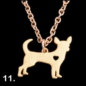 LOVE These Cute Silhouette Dog Necklaces!  NOW -->> 70% OFF!