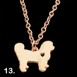 LOVE These Cute Silhouette Dog Necklaces!  NOW -->> 70% OFF!