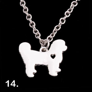 LOVE These Cute Silhouette Dog Necklaces!  NOW -->> 70% OFF!