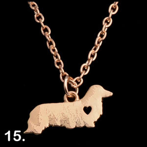 LOVE These Cute Silhouette Dog Necklaces!  NOW -->> 70% OFF!