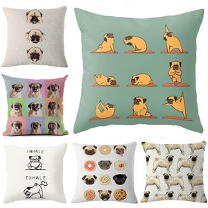 Awesome Pug Cushion Covers!  -->>15 Designs! NOW-->>20% OFF!