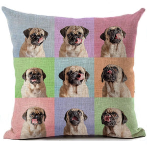 Awesome Pug Cushion Covers!  -->>15 Designs! NOW-->>20% OFF!