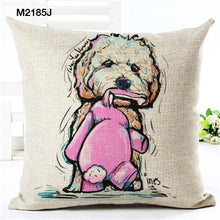 Unique & Colorful Dog Portrait Cushions Covers!  16 Breeds Available!