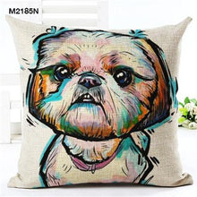 Unique & Colorful Dog Portrait Cushions Covers!  16 Breeds Available!