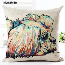 Unique & Colorful Dog Portrait Cushions Covers!  16 Breeds Available!