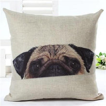 BEAUTIFUL Beige Pug Printed Pillow Cushion Covers!  8 Great Prints!