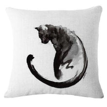 Fabulous Black & White Cat Print Cushion Covers! NOW -->> 25% OFF!