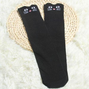 Cute Cat Knee High Socks!