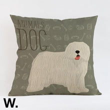 Decorative Dog Print Cushion Covers! -->16 Breeds! -->>2 Sizes! NOW-->> 30% OFF!