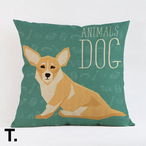 Decorative Dog Print Cushion Covers! -->16 Breeds! -->>2 Sizes! NOW-->> 30% OFF!