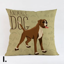 Decorative Dog Print Cushion Covers! -->16 Breeds! -->>2 Sizes! NOW-->> 30% OFF!