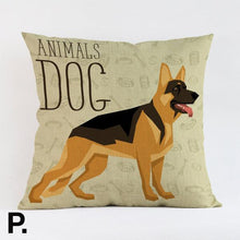 Decorative Dog Print Cushion Covers! -->16 Breeds! -->>2 Sizes! NOW-->> 30% OFF!